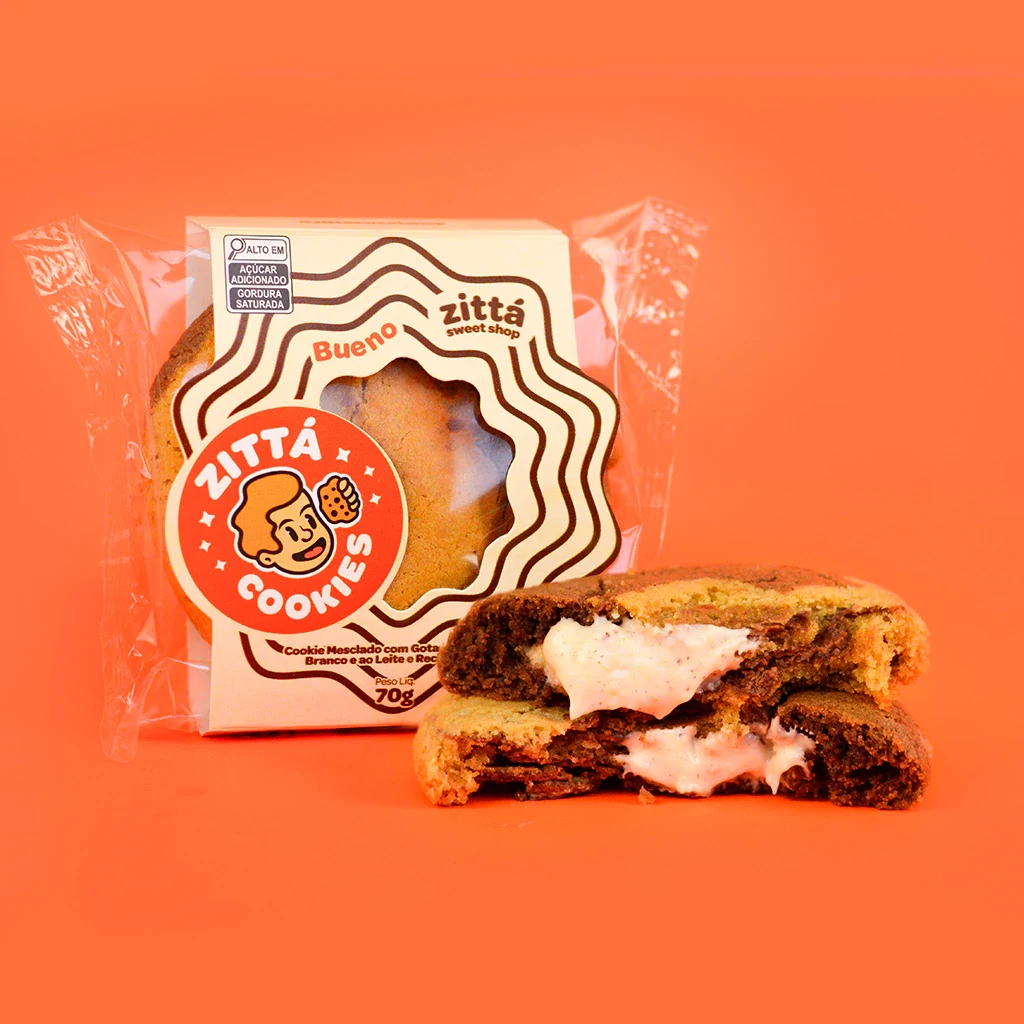 Cookie Bueno e sua embalagem original Zittá